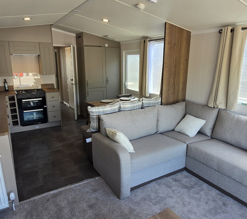 Interior Lounge Area view of the 2025 Swift Morlaix 38 x 12 - 2 Bedroom
