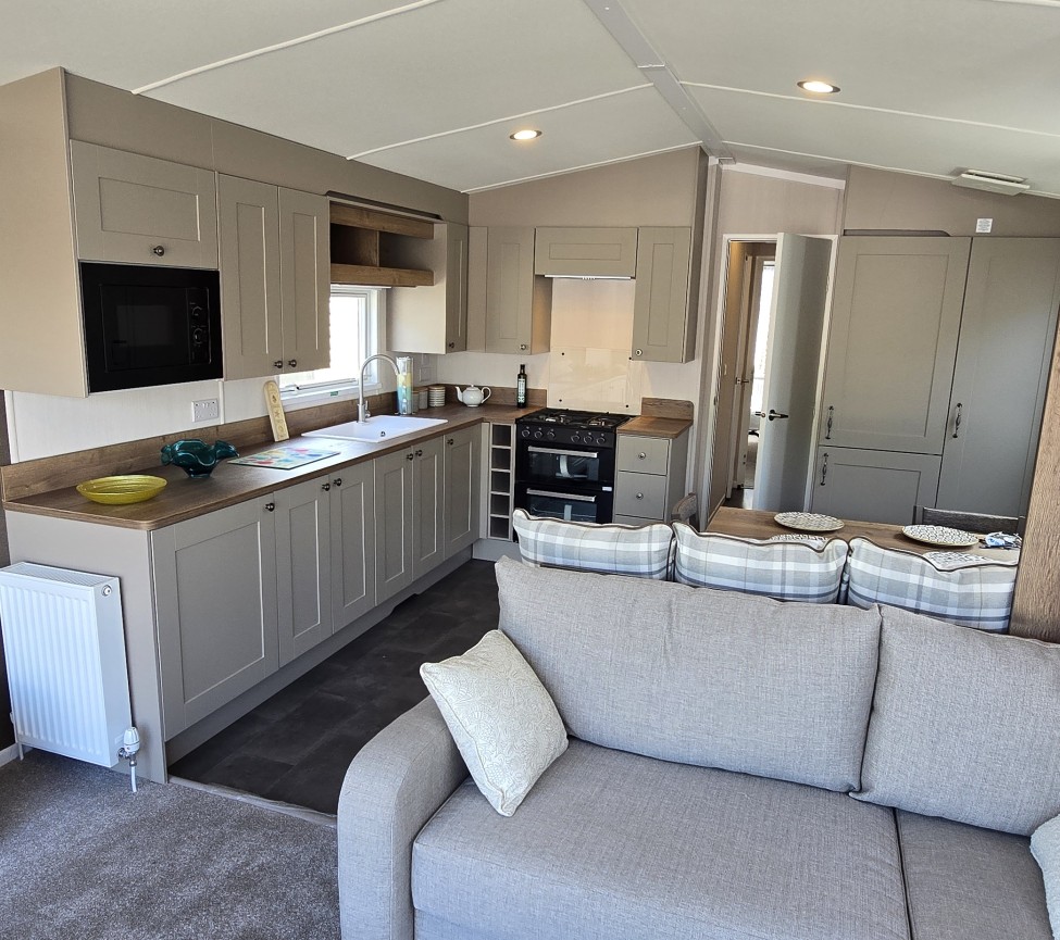 Interior Lounge Area view of the 2025 Swift Morlaix 38 x 12 - 2 Bedroom