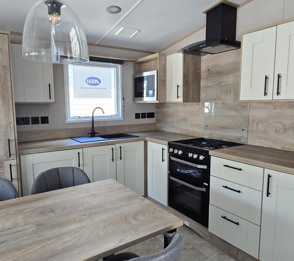 Interior Dining Area and Kitchen view of the 2025 ABI Beverley 36 x 12 x 2 Bedroom