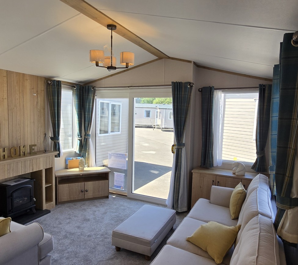 Interior Lounge view of the 2023 Atlas Debonair 36 x 12