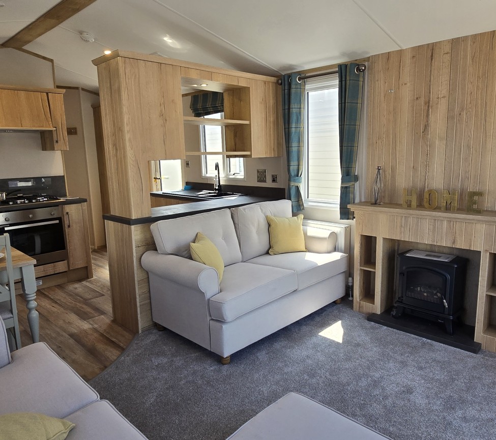 Interior Lounge view of the 2023 Atlas Debonair 36 x 12