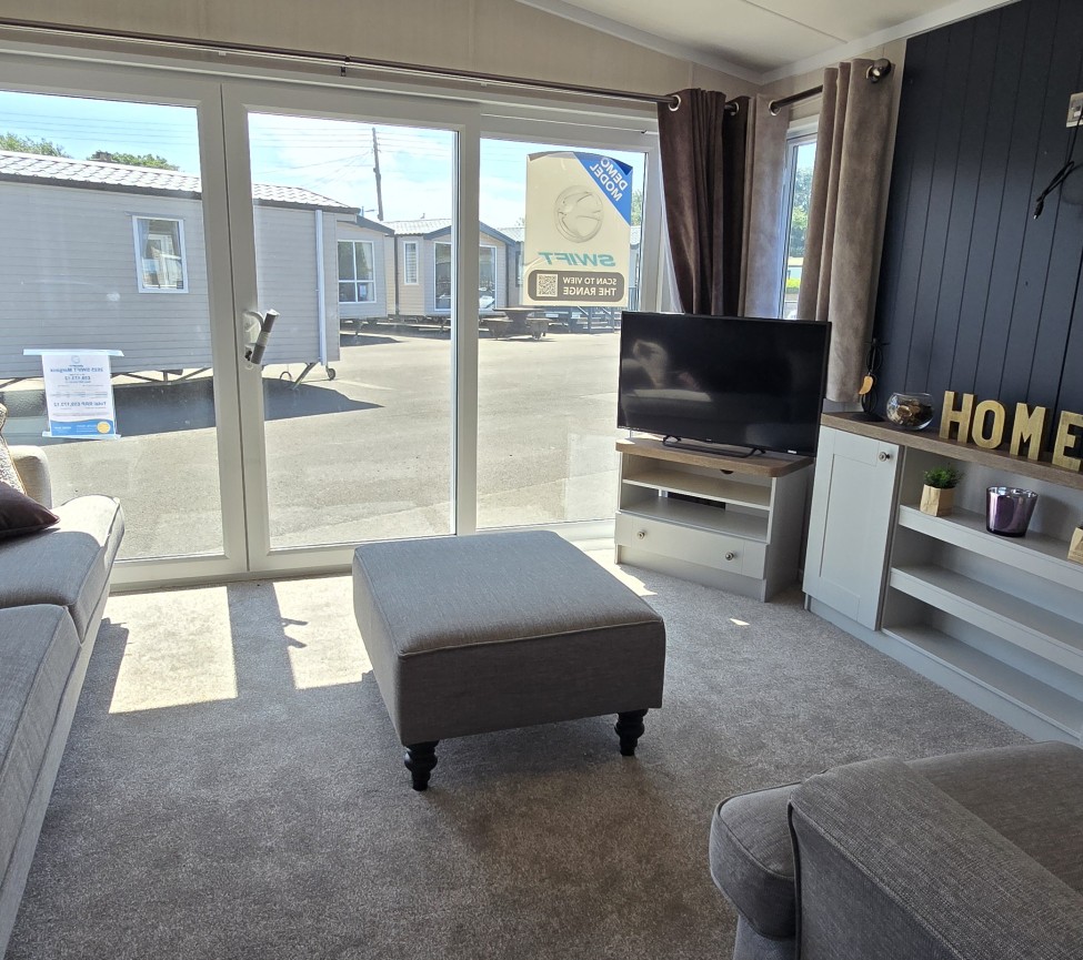 Interior Lounge Area view of the 2025 Swift Margaux 35 x 12 - 2 Bedroom