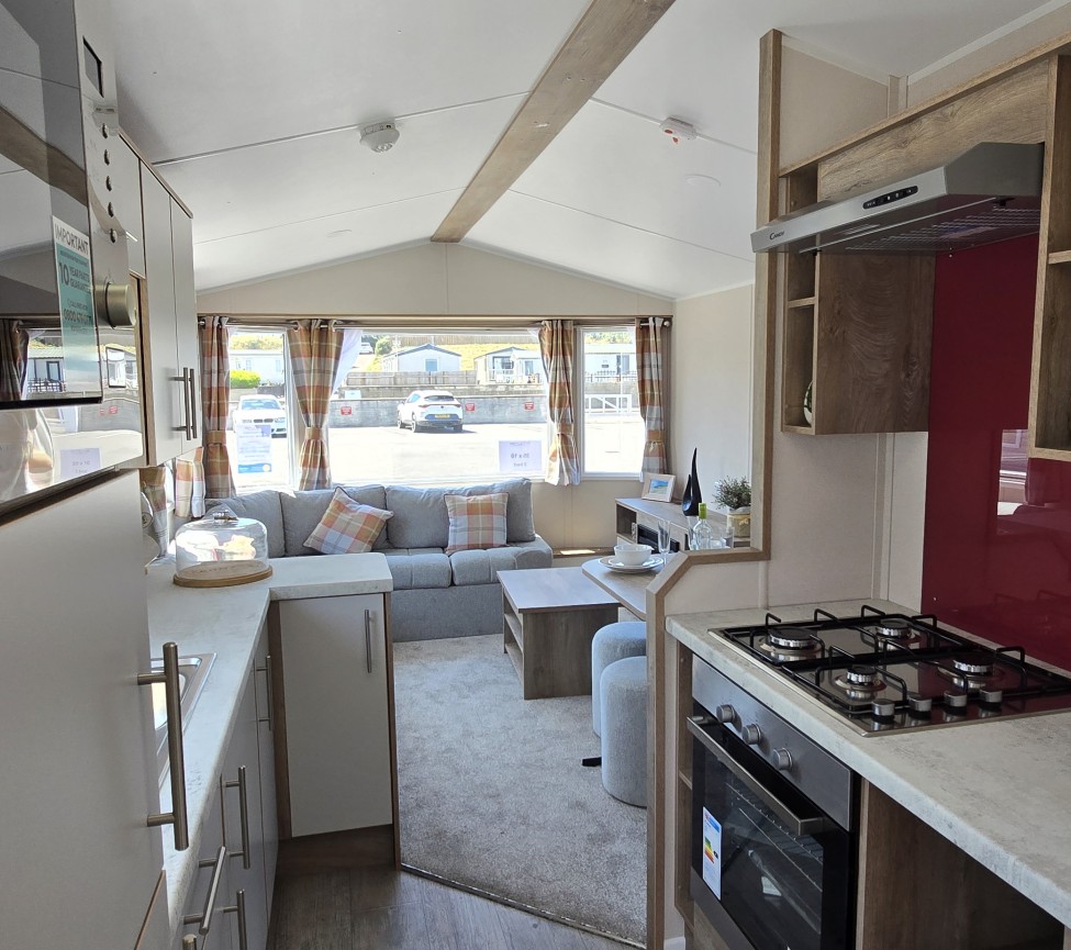 Interior Kitchen view of the 2025 Atlas Festival 35 x 10 - 2 Bedroom