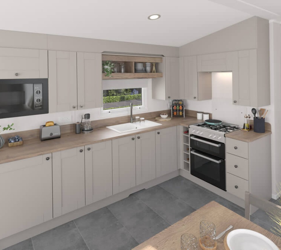 Stunning Kitchen View of the 2025 Swift Morlaix