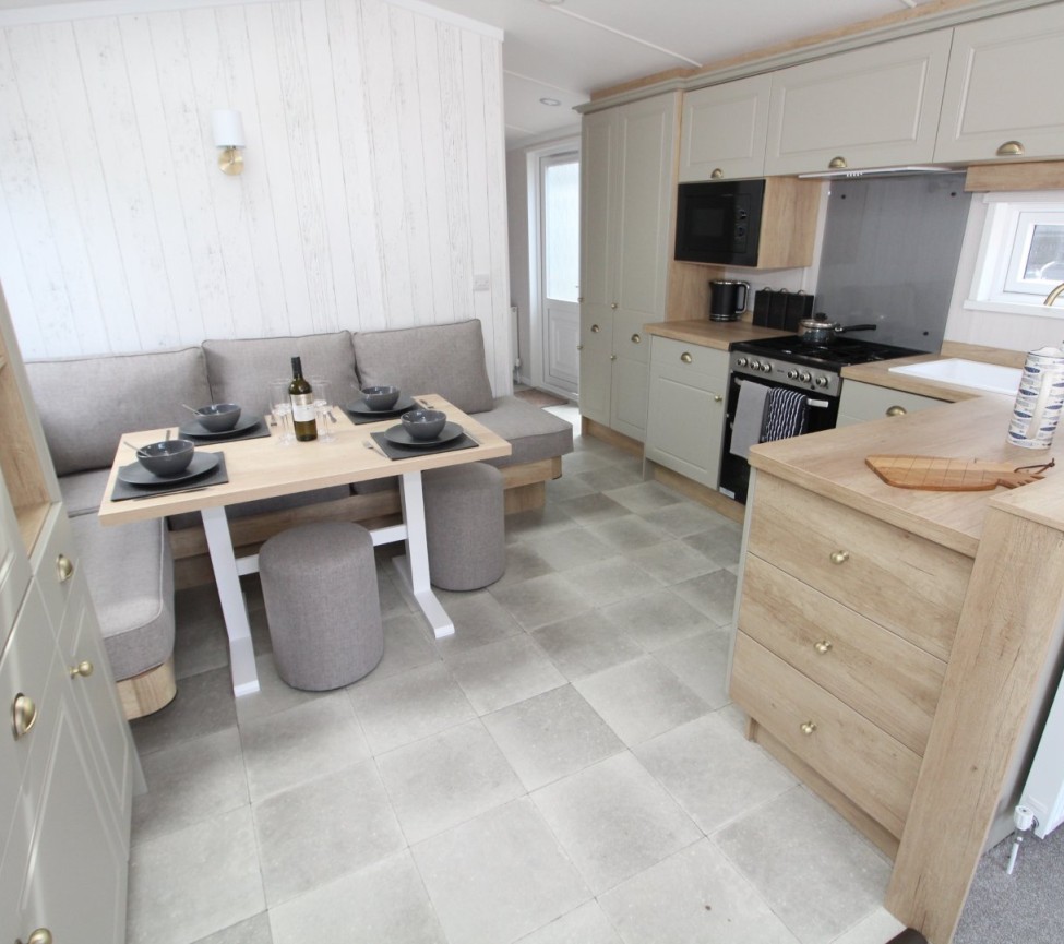Swift Moselle Lodge 2023 fitted dining area