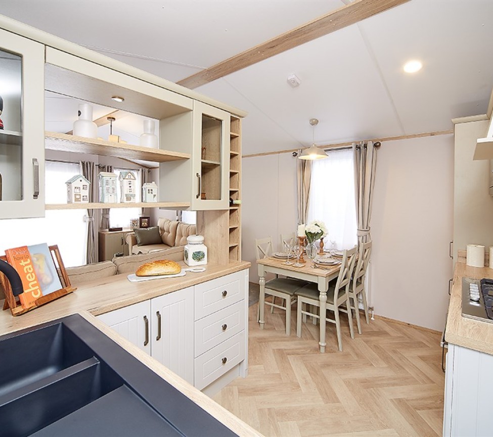 2023 Atlas Debonair 9 Interior view of Kitchen and Dining area