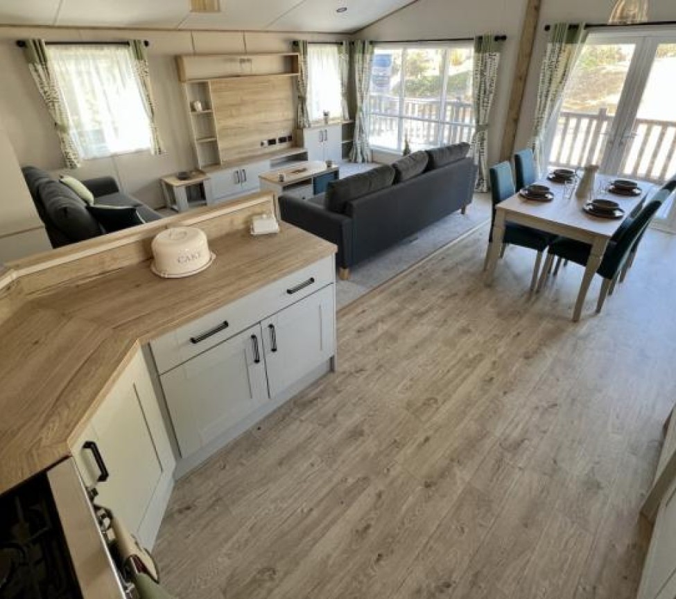 ABI Kielder Lodge open plan kitchen lounge diner