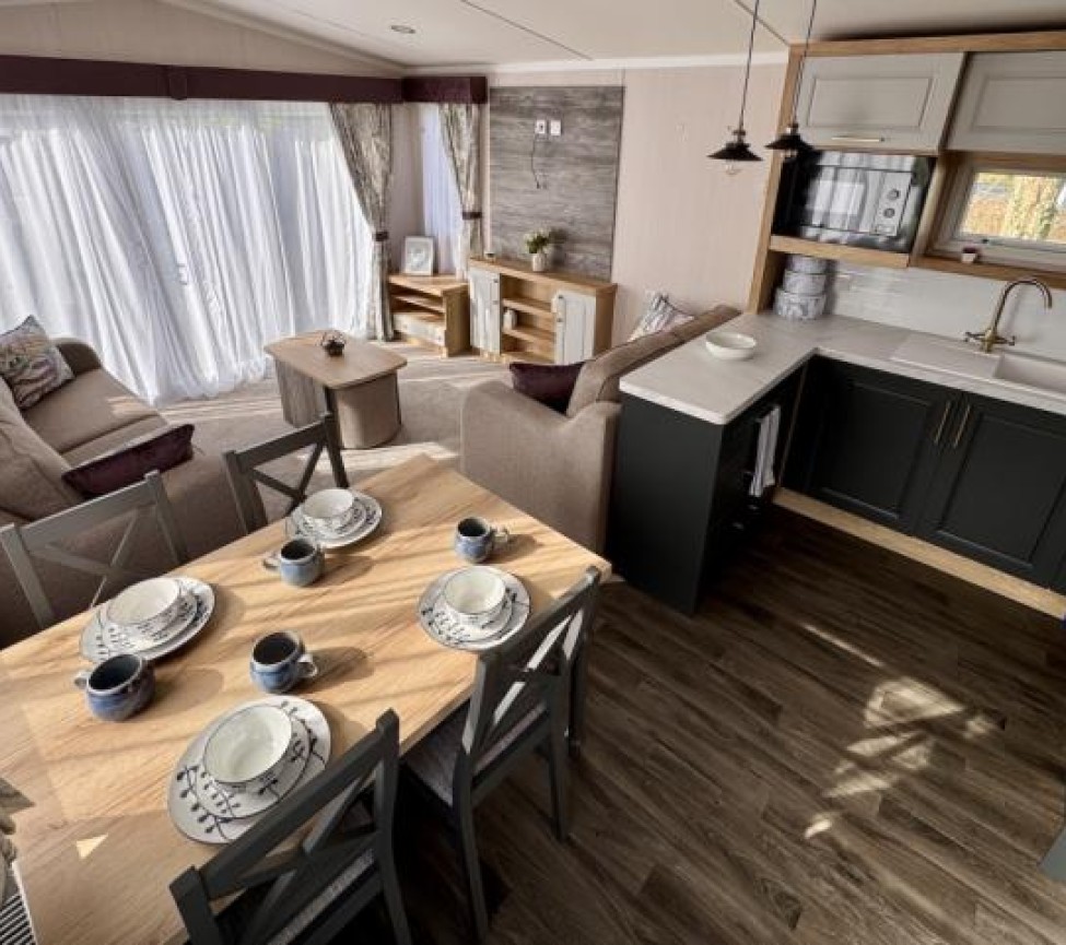 2025 Swift Bordeaux Living and Kitchen
