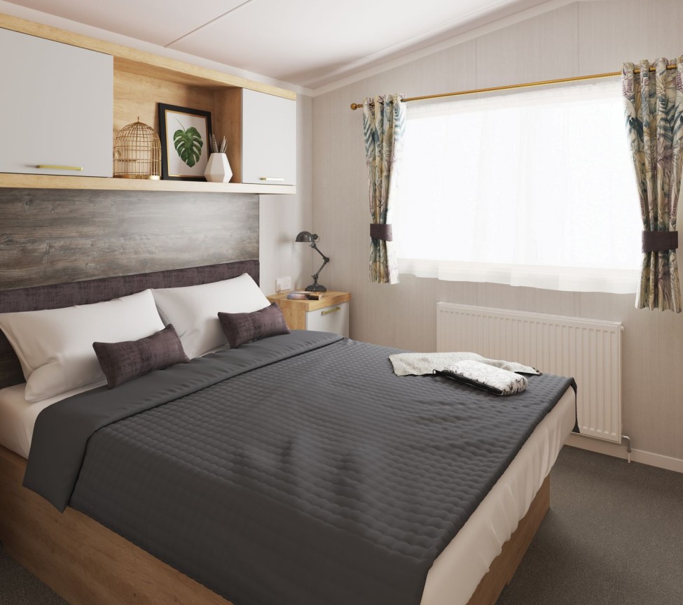 2025 Swift Bordeaux Escape main bedroom