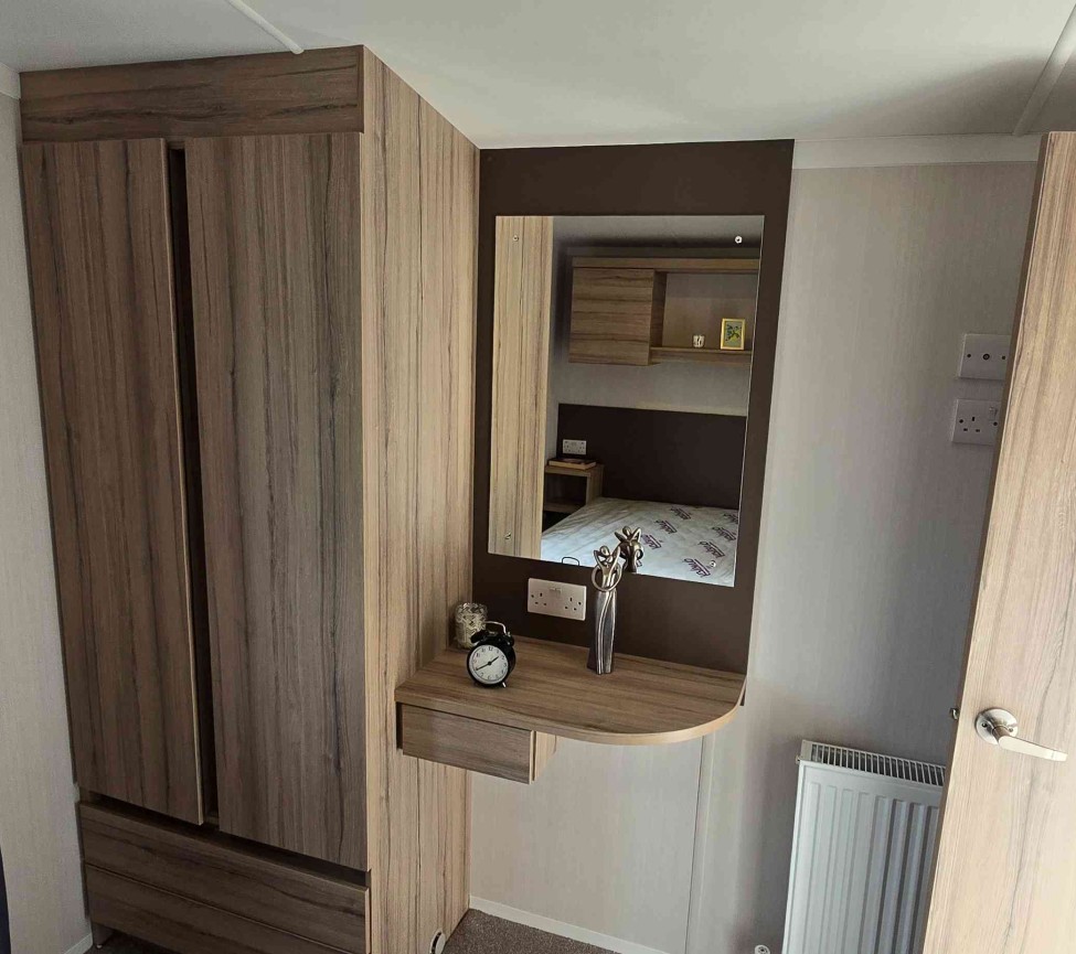 Interior Master Bedroom view of the 2025 Swift Atlantique 28 x 10