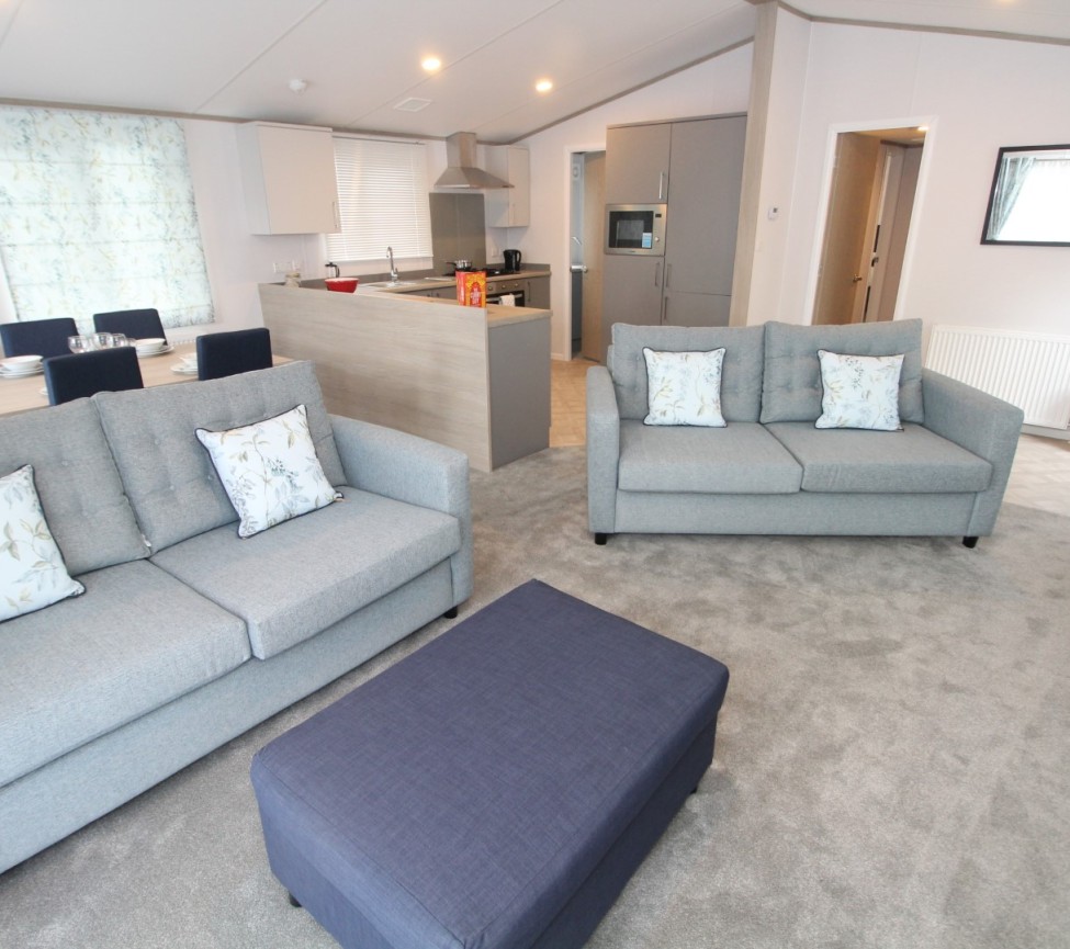 Interior Lounge View of the 2023 Atlas Wisteria 40 x 20 3 Bed