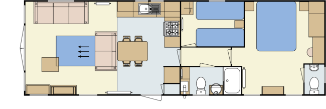 2024 Atlas Heritage 38x12 2 Bed floor plan