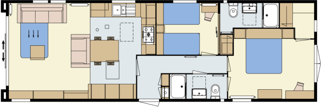 2024 Atlas Jasmine 43x14 2 Bed fffffffffloor plan