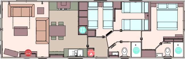 2024 ABI Ambleside 41x13 3 bed Floor Plan