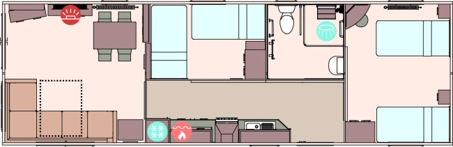 2024 ABI Derwent 38x12 2 bed Floor Plan