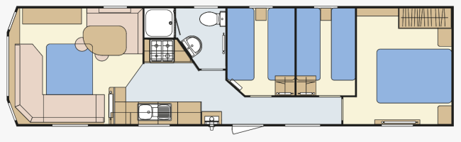 2023 Atlas Festival 36x10 3 Bed floor plan