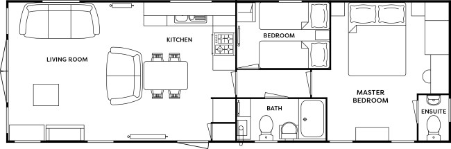 2025 Atlas Heritage 38x12 2 Bed floor plan