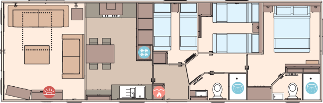 2026 ABI Ambleside 41 x 13 3 Bed Floor Plan