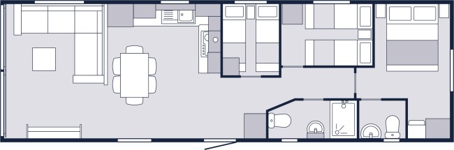 2026 Victory Silverwood 39 x 12 3 Bed Floor Plan