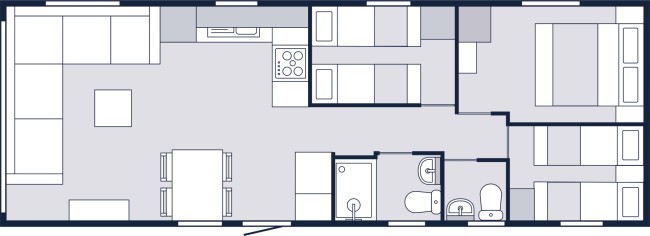 2026 Victory Verve 35 x 12 3 Bed Floor Plan