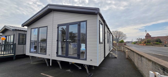 Exterior view of the 2023 Swift Edmonton Lodge 3 Bed