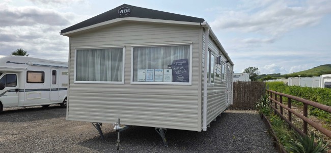 Exterior view of the 2025 ABI Coworth Deluxe 28 x 12 for Sale at Westbrook Farm Caravan Park